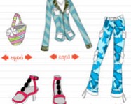 Barbie divat játék online színező játék